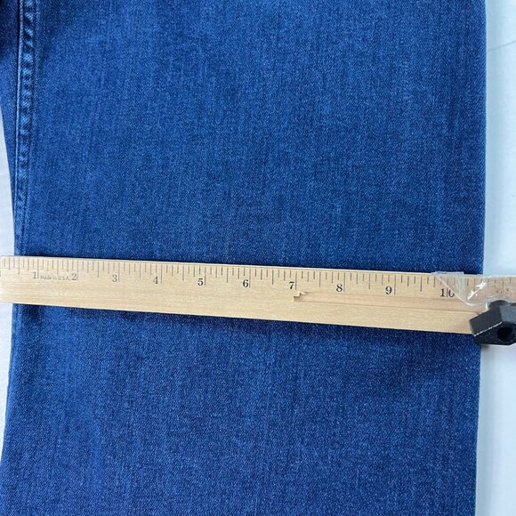 Maeve Jeans Women's 30x24 Colette Wide Leg High Rise Crop Dark Blue Denim Tag 30 - Picture 13 of 16